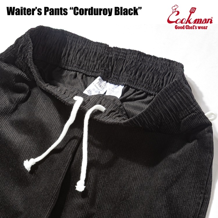 �����������ѥ�� Waiter's Pants Corduroy Black