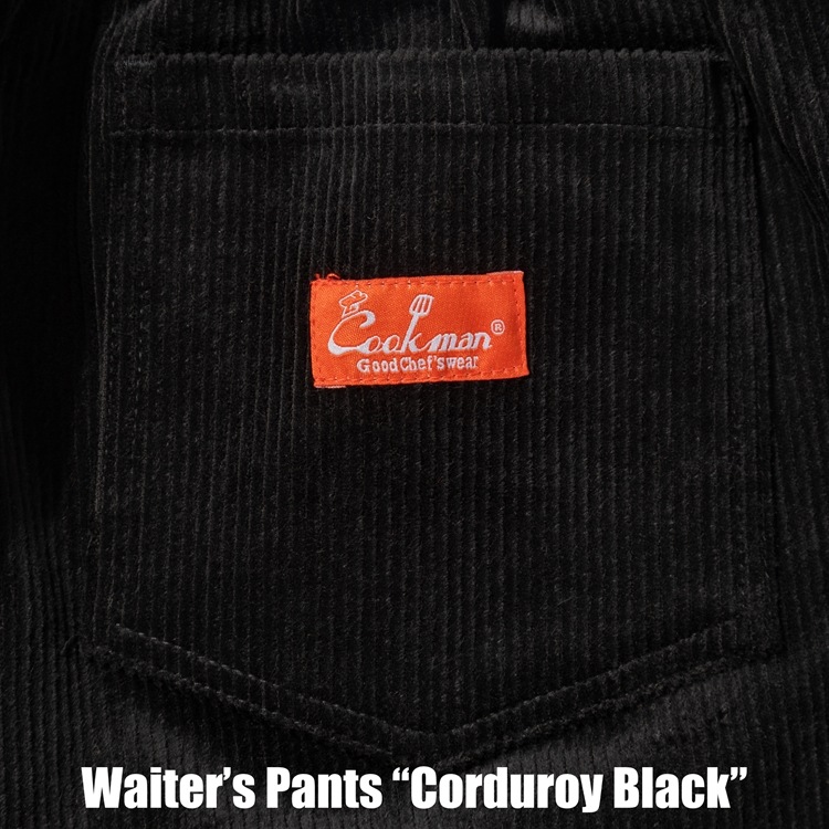 �����������ѥ�� Waiter's Pants Corduroy Black