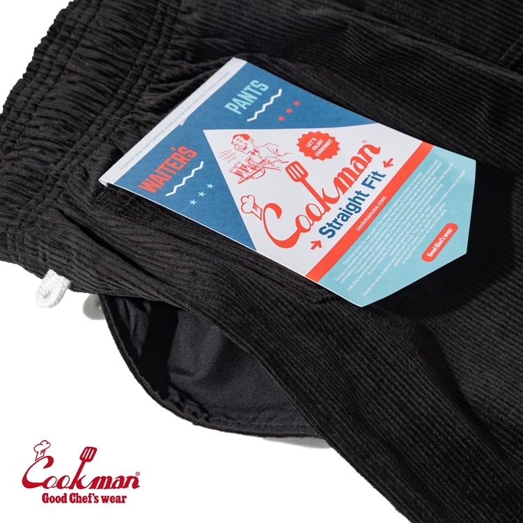 �����������ѥ�� Waiter's Pants Corduroy Black