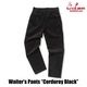 �����������ѥ�� Waiter's Pants Corduroy Black
