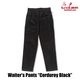 �����������ѥ�� Waiter's Pants Corduroy Black