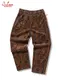 �����եѥ�� Chef Pants Semiwide Corduroy Paisley Brown