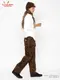 �����եѥ�� Chef Pants Semiwide Corduroy Paisley Brown