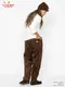 �����եѥ�� Chef Pants Semiwide Corduroy Paisley Brown