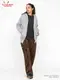 �����եѥ�� Chef Pants Semiwide Corduroy Paisley Brown