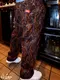 �����եѥ�� Chef Pants Semiwide Corduroy Paisley Brown
