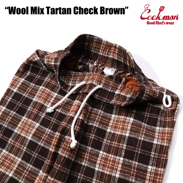 �����եѥ�� Chef Pants Wool Mix Tartan Brown