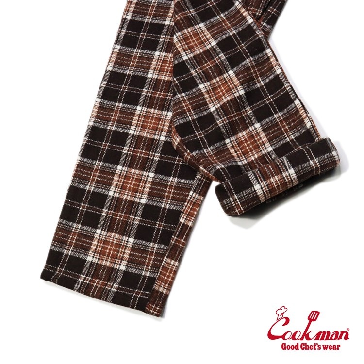 �����եѥ�� Chef Pants Wool Mix Tartan Brown