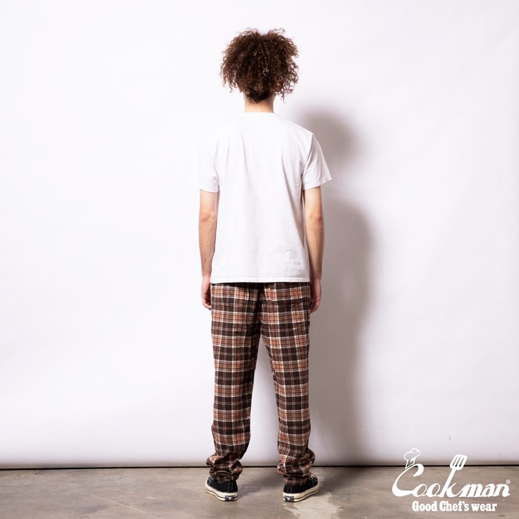 �����եѥ�� Chef Pants Wool Mix Tartan Brown