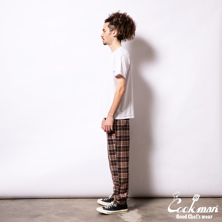 �����եѥ�� Chef Pants Wool Mix Tartan Brown