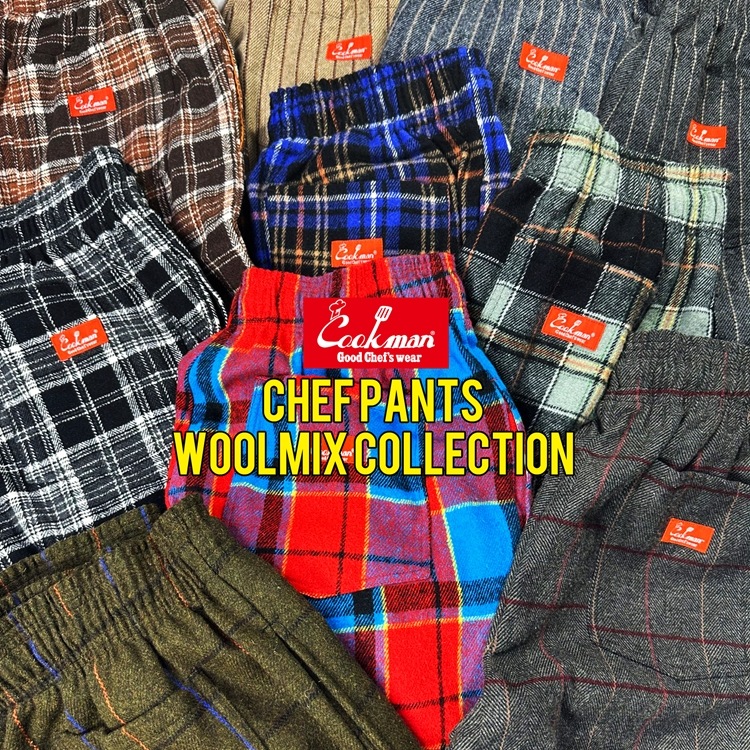 �����եѥ�� Chef Pants Wool Mix Tartan Brown