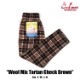 �����եѥ�� Chef Pants Wool Mix Tartan Brown
