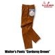 �����������ѥ�� Waiter's Pants Corduroy Brown