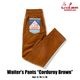 �����������ѥ�� Waiter's Pants Corduroy Brown