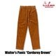 �����������ѥ�� Waiter's Pants Corduroy Brown