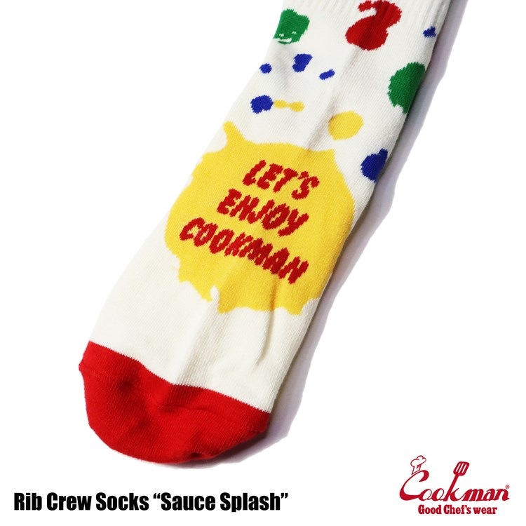 å Rib Crew Socks Sauce Splash