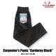 �����ڥ󥿡��� Carpenter's Pants Corduroy Black