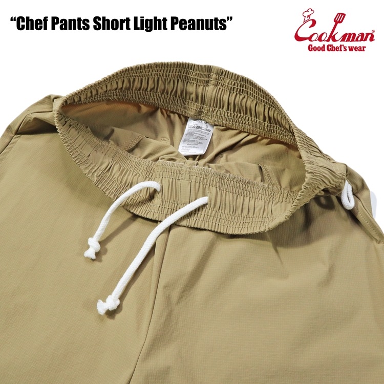 եѥ Chef Pants Short Light Peanuts
