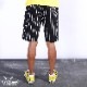 եѥ Chef Pants Short Cargo Stripe Black