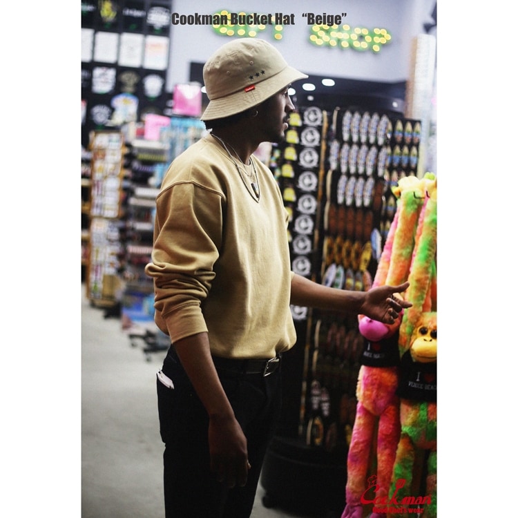 �Х��åȥϥå� Bucket Hat Beige