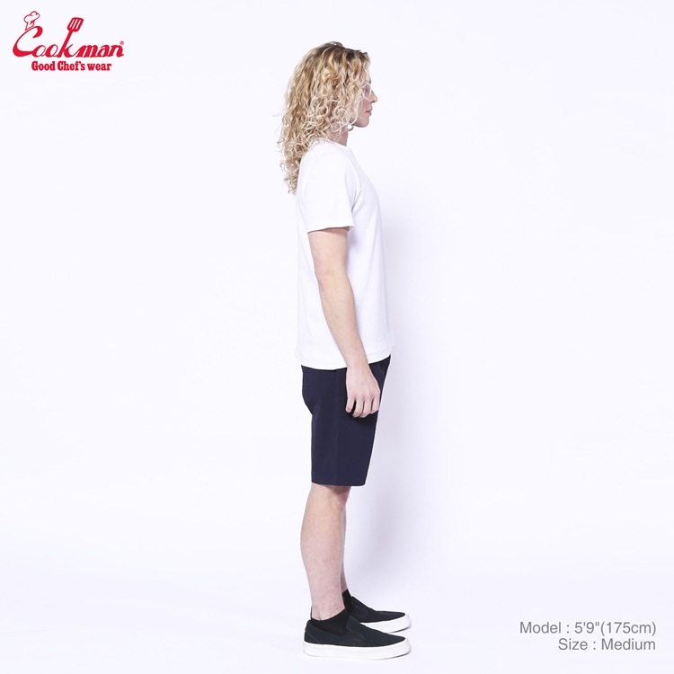 եѥ Chef Pants Short Light Navy