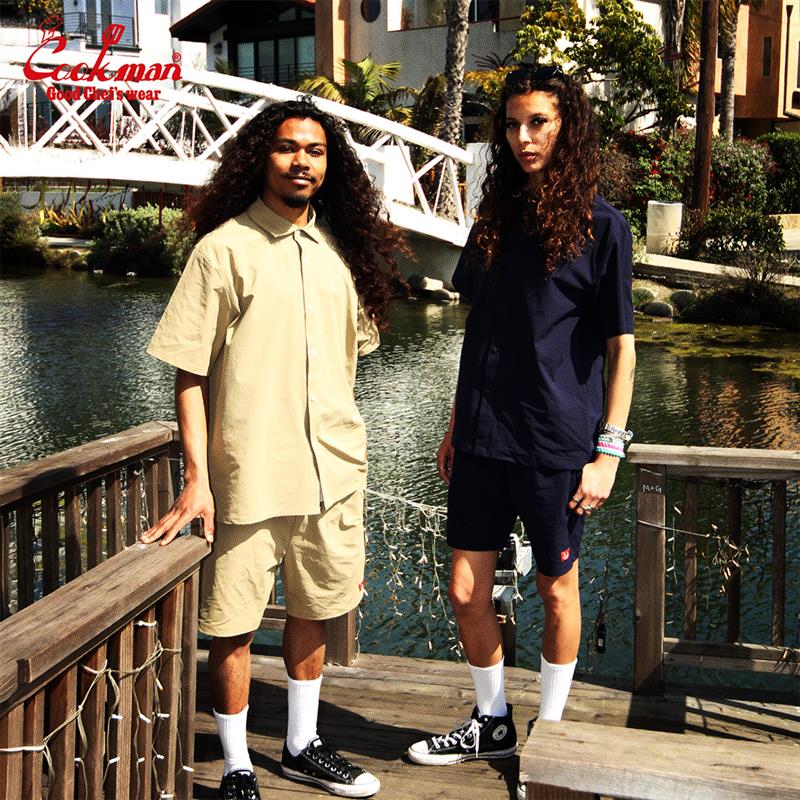 եѥ Chef Pants Short Light Navy