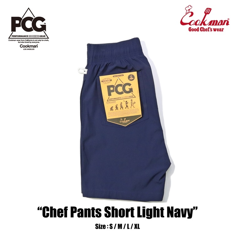եѥ Chef Pants Short Light Navy