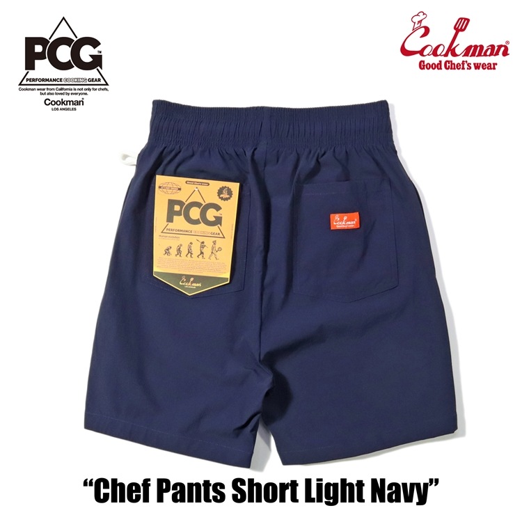 եѥ Chef Pants Short Light Navy