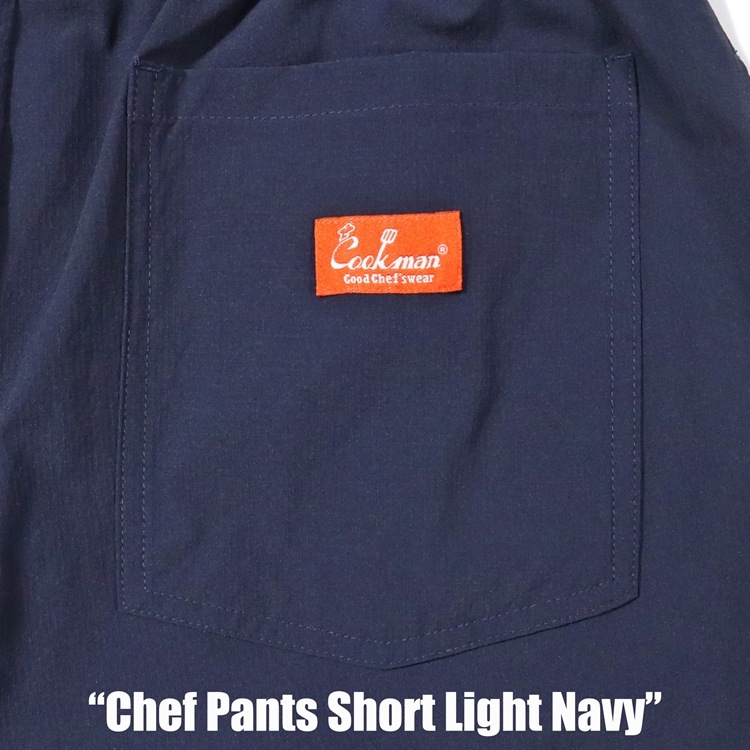 եѥ Chef Pants Short Light Navy