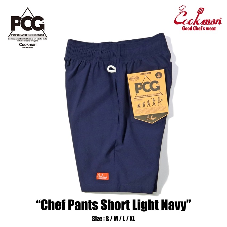 եѥ Chef Pants Short Light Navy