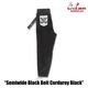 �����եѥ�� Chef Pants SemiwideBlack Belt Corduroy Black