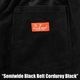 �����եѥ�� Chef Pants SemiwideBlack Belt Corduroy Black