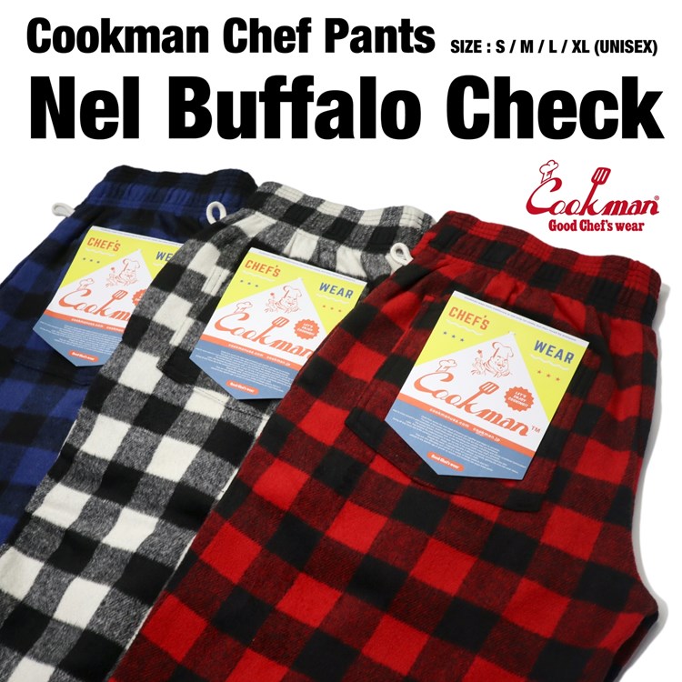 �����եѥ�� Chef Pants Nel Buffalo Check White