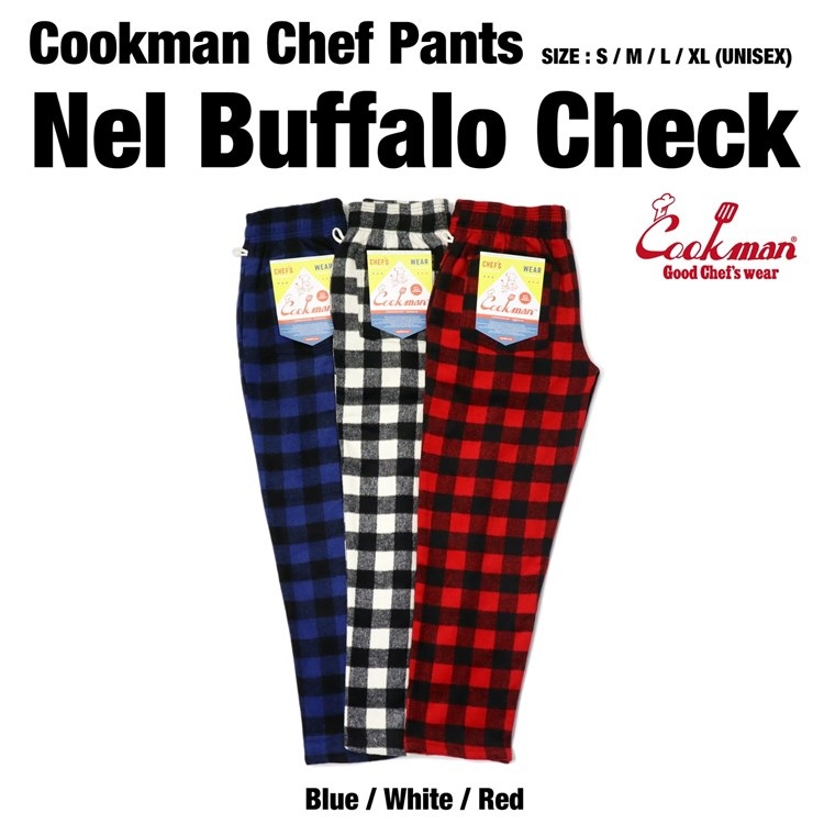 �����եѥ�� Chef Pants Nel Buffalo Check White