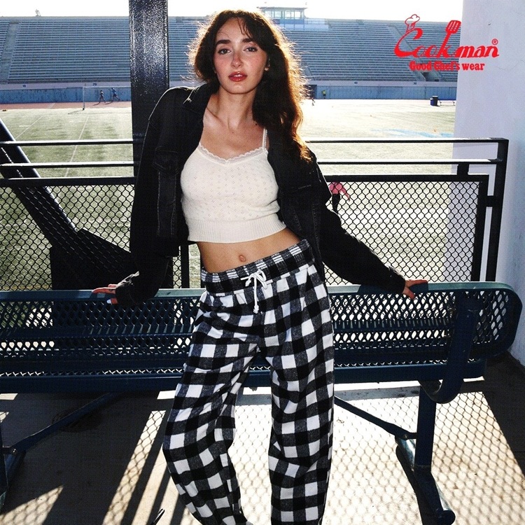 �����եѥ�� Chef Pants Nel Buffalo Check White