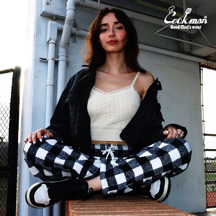 �����եѥ�� Chef Pants Nel Buffalo Check White