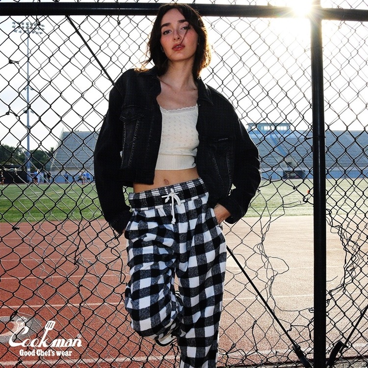 �����եѥ�� Chef Pants Nel Buffalo Check White