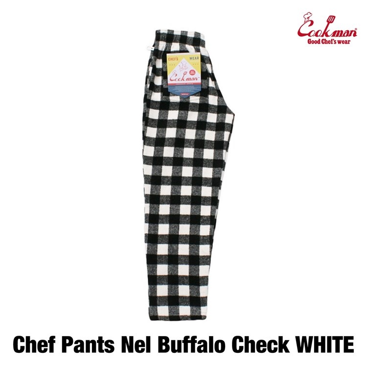 �����եѥ�� Chef Pants Nel Buffalo Check White