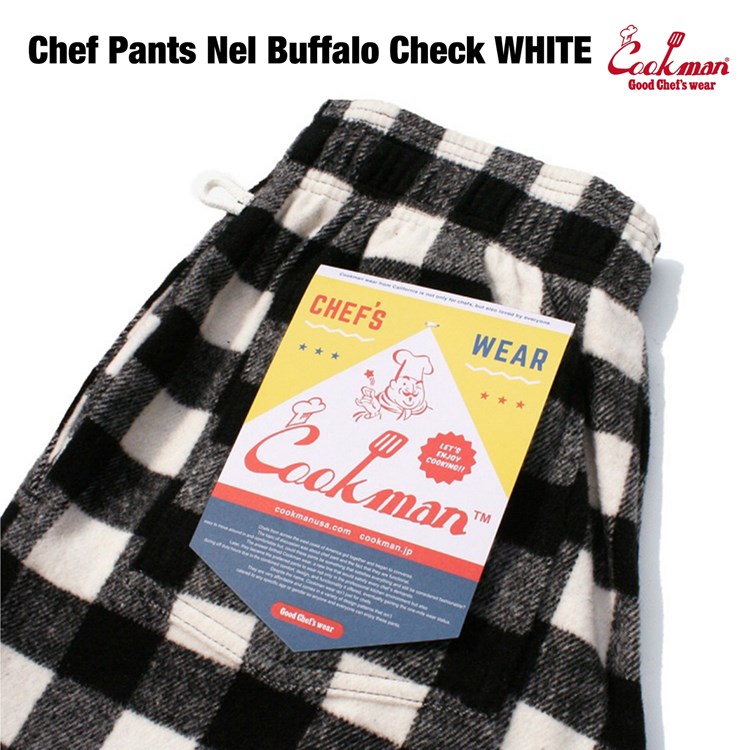 �����եѥ�� Chef Pants Nel Buffalo Check White