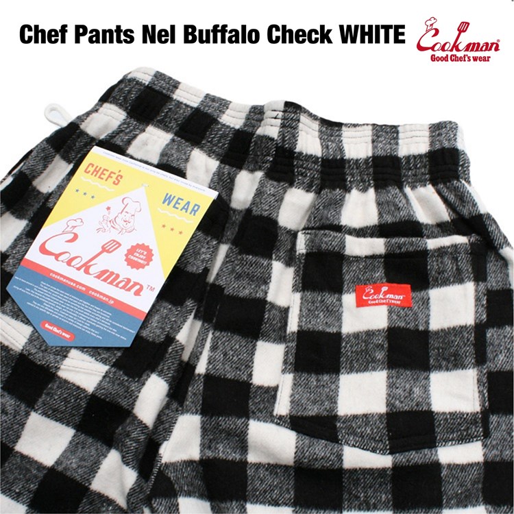 �����եѥ�� Chef Pants Nel Buffalo Check White