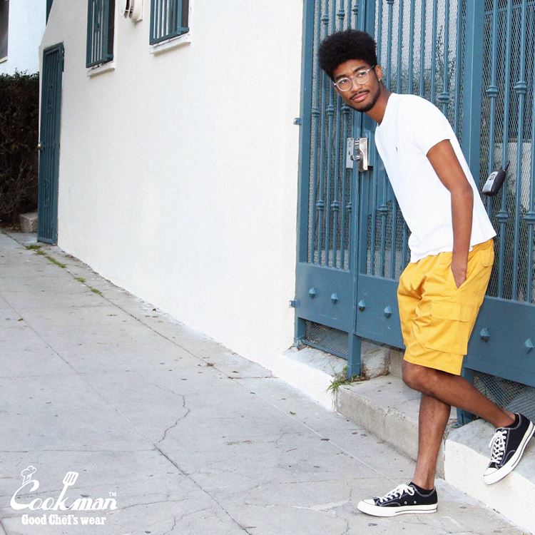 �����եѥ�� Chef Pants Short Cargo Mustard