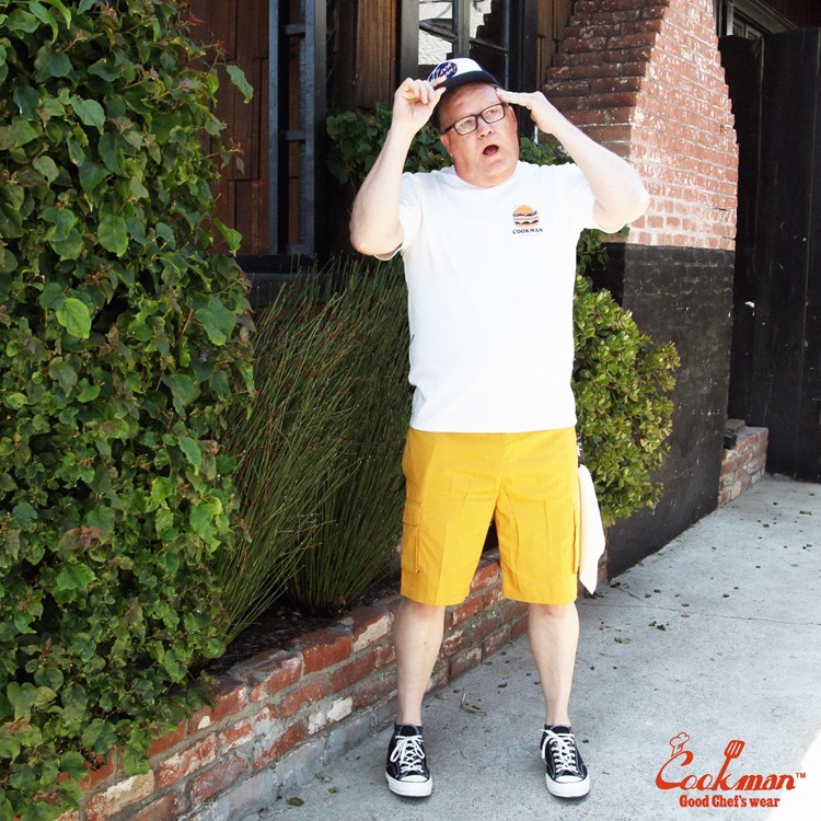 �����եѥ�� Chef Pants Short Cargo Mustard