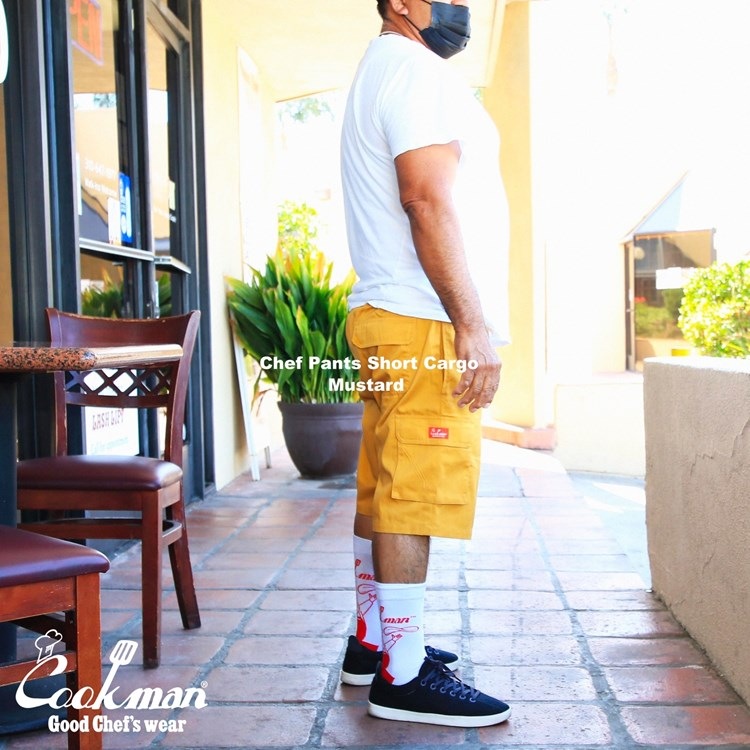 �����եѥ�� Chef Pants Short Cargo Mustard
