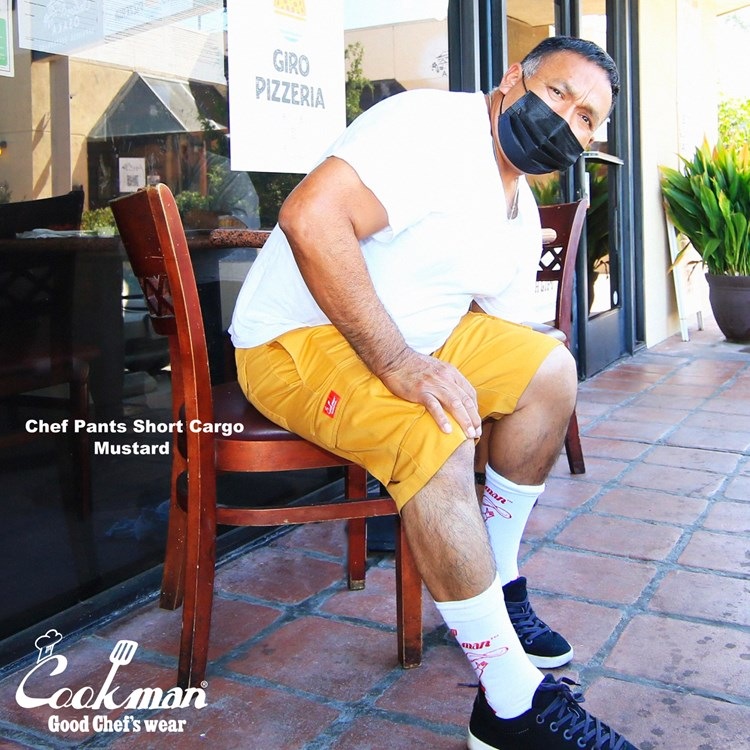 �����եѥ�� Chef Pants Short Cargo Mustard