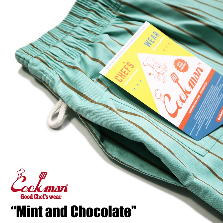 եѥ Chef Pants Mint and Chocolate