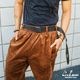 �����եѥ�� Chef Pants SemiwideBlack Belt Corduroy Dark Brown