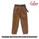 �����եѥ�� Chef Pants SemiwideBlack Belt Corduroy Dark Brown