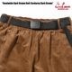 �����եѥ�� Chef Pants SemiwideBlack Belt Corduroy Dark Brown
