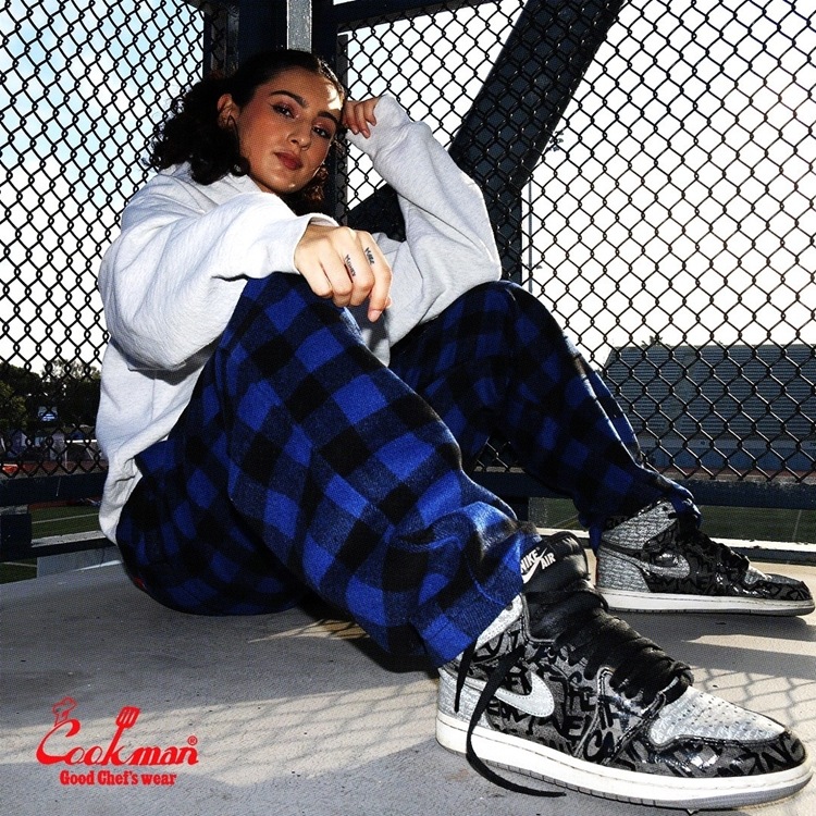 �����եѥ�� Chef Pants Nel Buffalo Check Blue