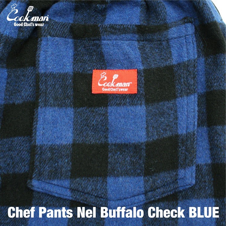 �����եѥ�� Chef Pants Nel Buffalo Check Blue